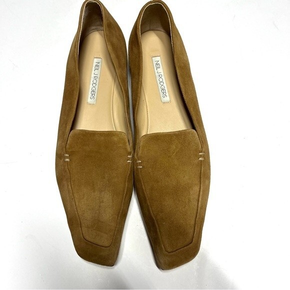 Neil J. Rodgers Liscia Loafer in Camel Suede 38.5 - Picture 4 of 16